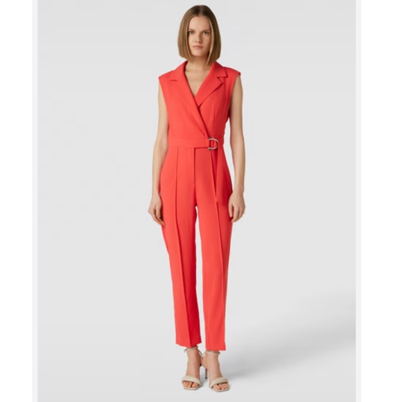 NWT Mango Candela Belt Wrap Jumpsuit size Small - Picture 7 of 10